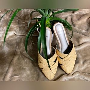 Worthington Cadet Natural Raffia Slide